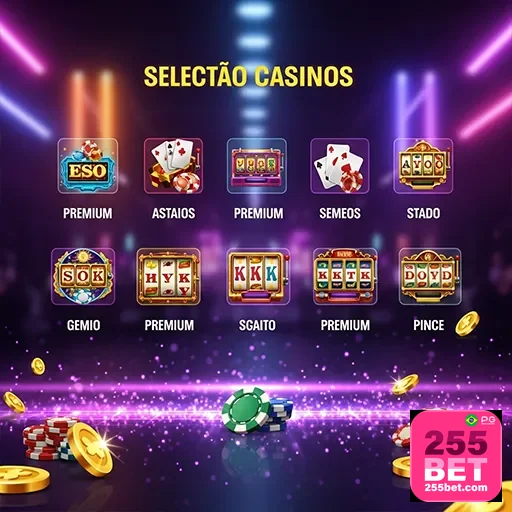 Imagem de jogos de aposta no 255bet, com destaque para variedade de opções de entretenimento online.